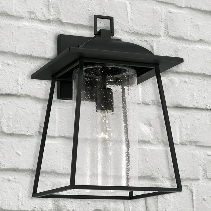 Capital Lighting Durham 1-Light Outdoor Wall-Lantern – 943613BK