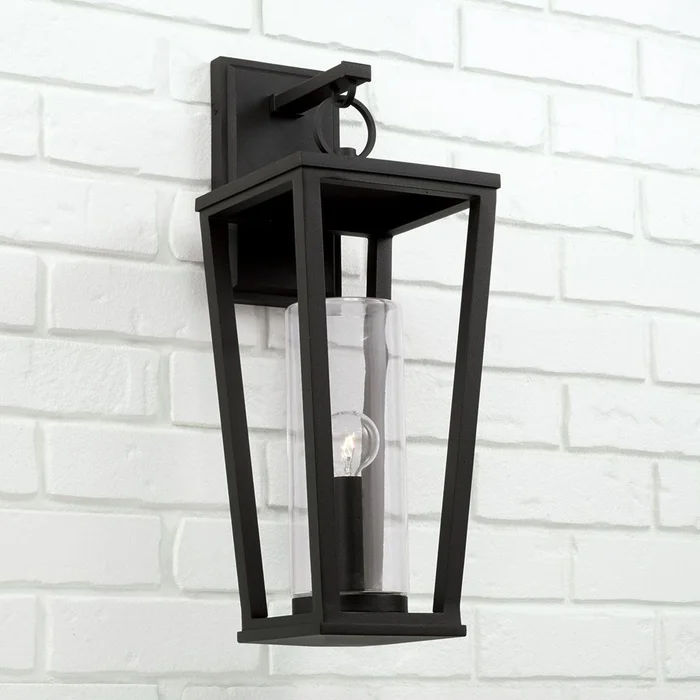 Capital Lighting Elliott 1-Light Outdoor Wall-Lantern – 948112BK
