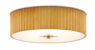 Caravel Collection LED Flush Mount in Gold Leaf (142|9999-0053)