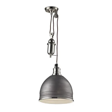 Carolton One Light Mini Pendant in Polished Nickel (45|66883/1)