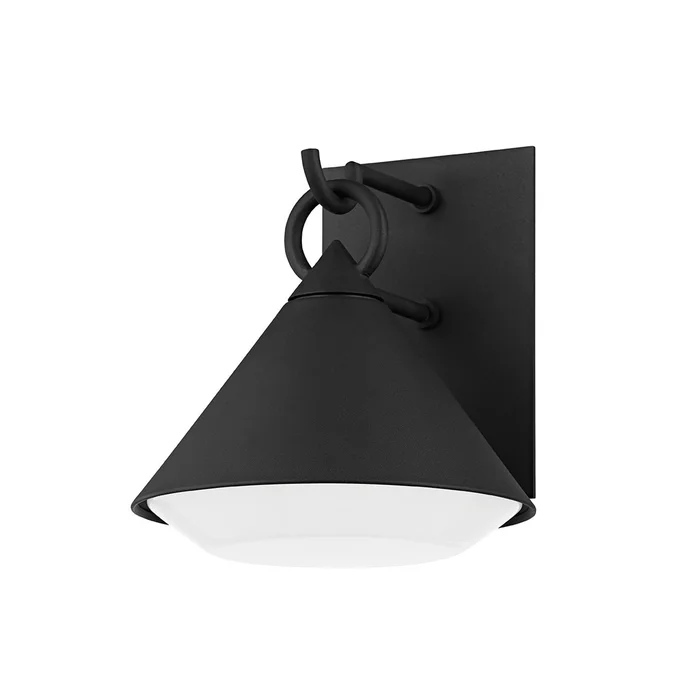 Catalina One Light Outdoor Wall Sconce in Textured Black (67|B9209-TBK)