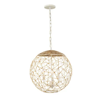 Cayman Three Light Pendant in Country White (137|362P03CW)