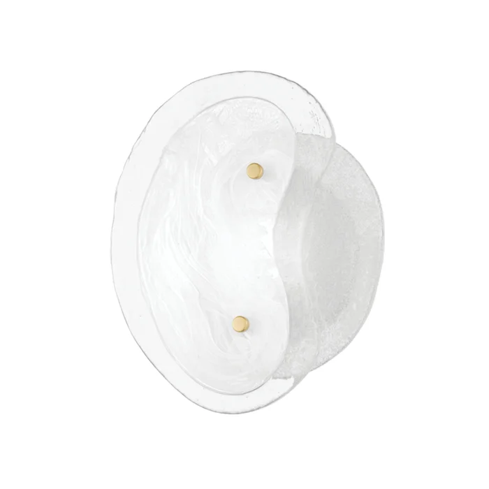 Celia 1-Light Wall Sconce in Aged Brass by ENY LEE PARKER 4.75L x 12W x 13.5H