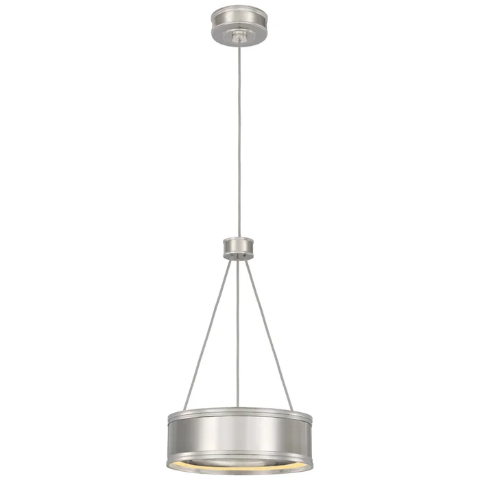 Chapman & Myers Connery 10″ Ring Pendant in Polished Nickel Ceiling Light W10″