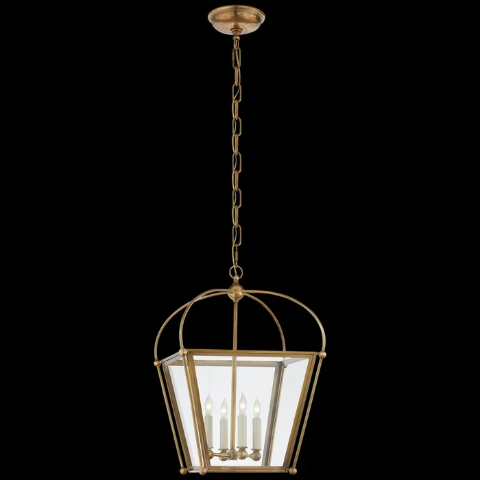 Chapman & Myers Riverside 4 Light Lantern Chandelier By Visual Comfort