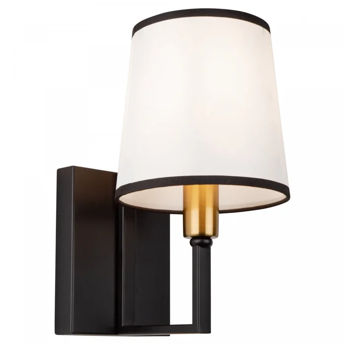 Coco 1-Light Black and Gold Sconce | Applique murale Coco noire et dore 1ampoule | D06HGMW0