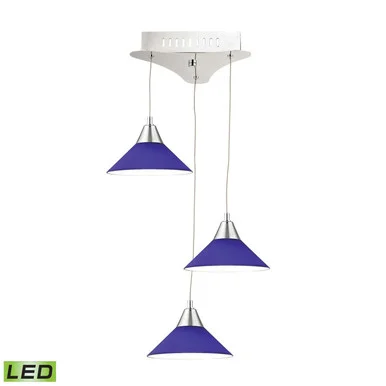 Cono LED Mini Pendant in Chrome (45|LCA103-7-15)