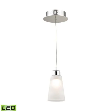 Coppa LED Mini Pendant in Chrome (45|LCA501-10-15)