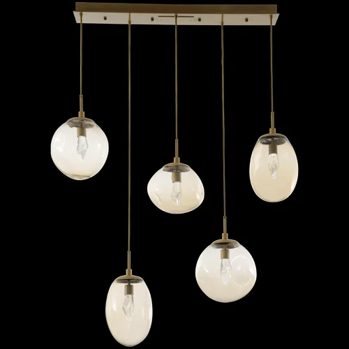 Cosmos Linear 9pc Multi-Pendant (1289|PLB0069-09-FB-GC-C01-L1)
