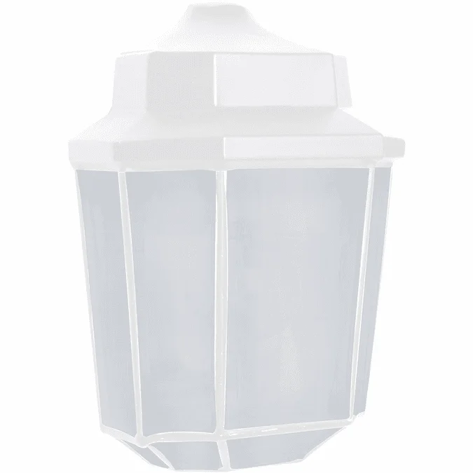 Costaluz 302853-FR 3028 Series Contemporary White Frosted Outdoor Light Sconce