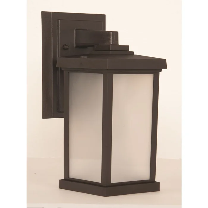 Craftmade Composite Lanterns 1-LT Outdoor Wall Lantern – Bronze – ZA2404-BZ