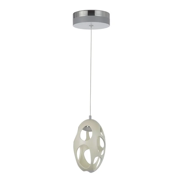 Craftmade Ovale 1-LT LED Pendant – White – 47991-W-HUE