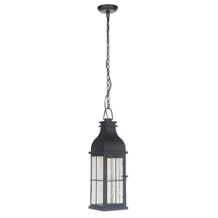 Craftmade Vincent Medium LED Outdoor Pendant – Midnight – ZA1811-MN-LED