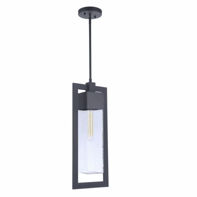 Craftmade ZA4021-MN Perimeter Contemporary Midnight Exterior Hanging Pendant Lighting