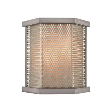 Crestler Two Light Wall Sconce in Weathered Zinc (45|15661/2)