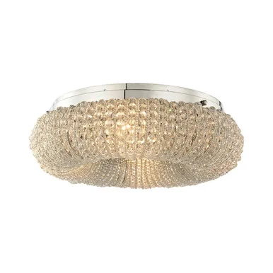 Crystal Ring Four Light Semi Flush Mount in Polished Chrome (45|45290/4)