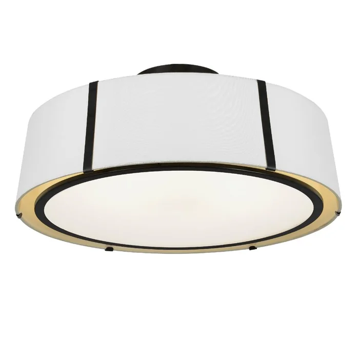 Crystorama Fulton 6 Light Ceiling Mount – Black – FUL-907-BK_CEILING