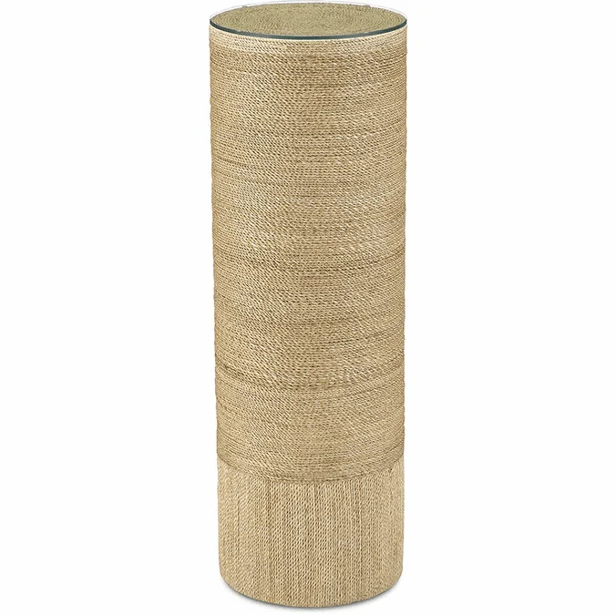 Currey & Company 1000-0061 Macati Modern Natural Pedestal