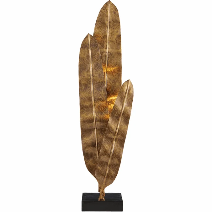 Currey & Company 8000-0164 Musa Modern Vintage Brass / Black Floor Lamp