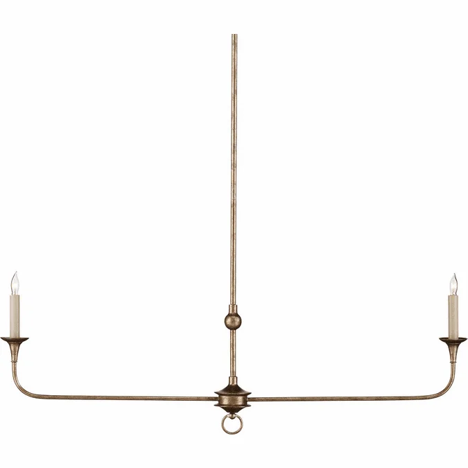 Currey & Company 9000-1128 Nottaway Contemporary Pyrite Bronze Lighting Chandelier