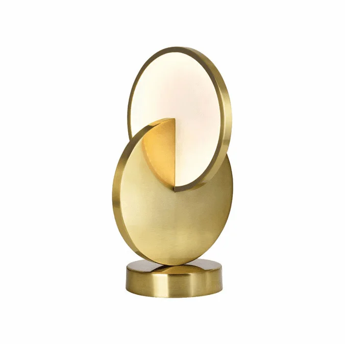 CWI Lighting 1206T10-1-629 Tranche Contemporary Brushed Brass LED Accent Lamp