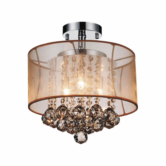 CWI Lighting 5062C12C (Chp + G) Radiant Crystal Chrome 12″ Ceiling Lighting