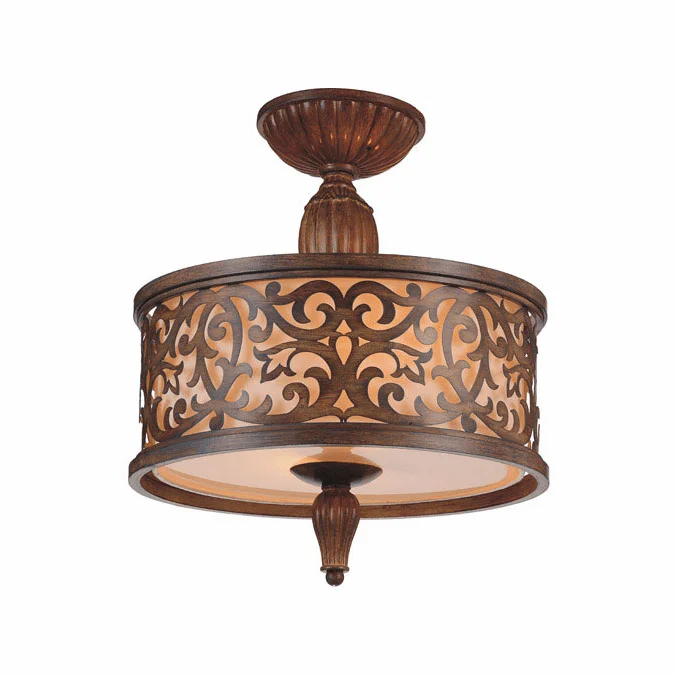 CWI Lighting 9807C14-3-116 Nicole Modern Brushed Chocolate 14″ Ceiling Light Fixture