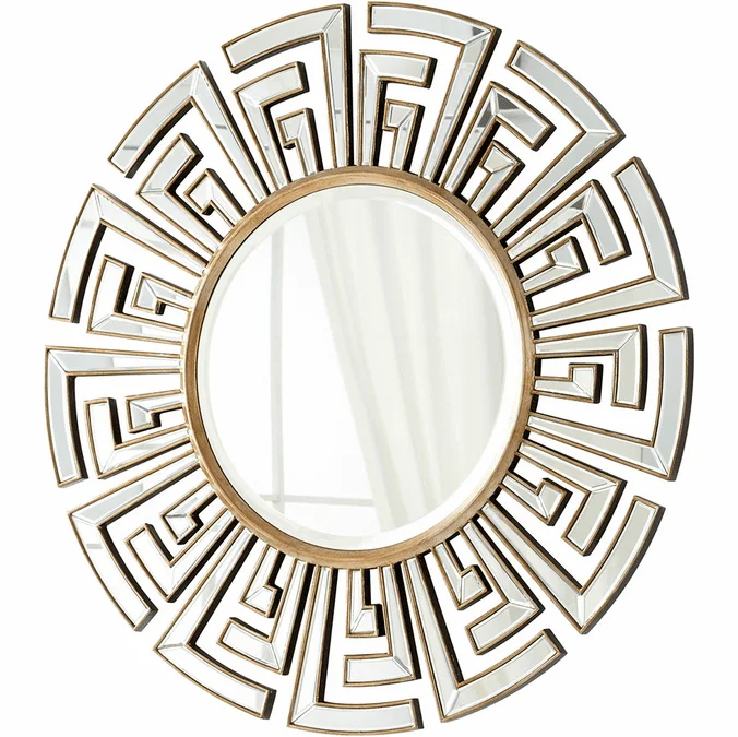 Cyan 05941 Cleopatra Modern Clear and Gold Mirror