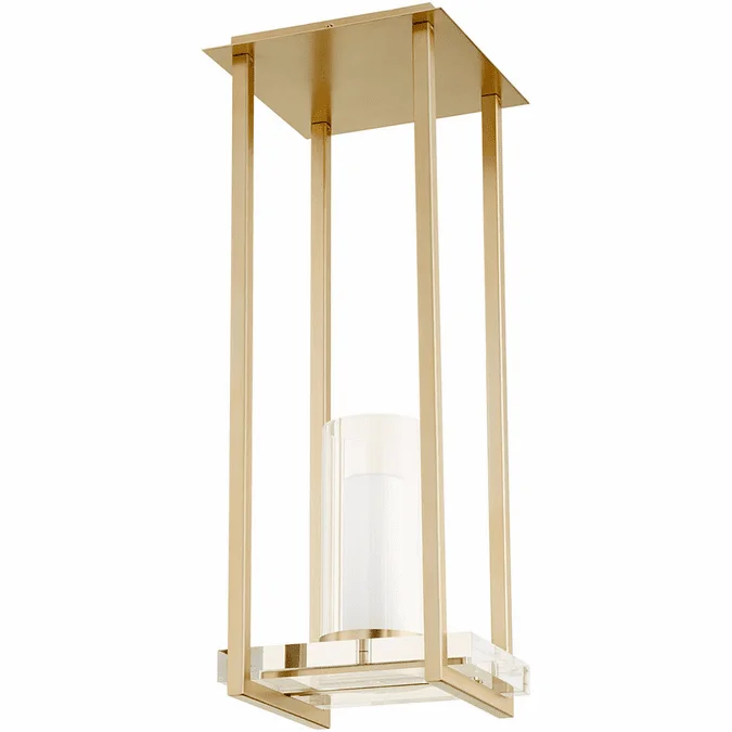 Cyan 09294 Orion Modern Aged Brass Pendant Lighting Fixture