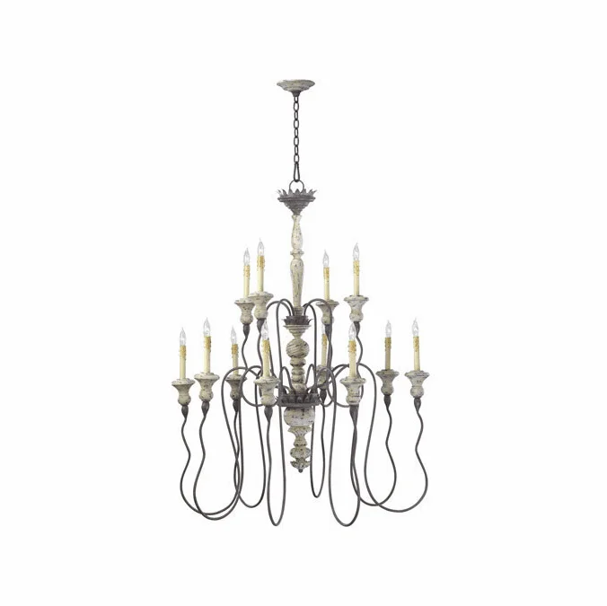 Cyan 6513-12-43 Provence Carriage House 39″ Chandelier Lighting