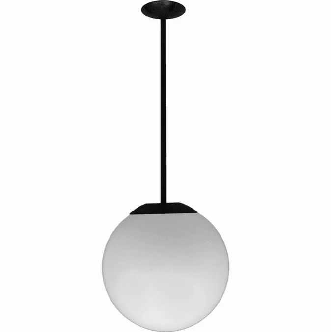 Dabmar D7500-24-W Modern White 24″ Drop Lighting Fixture
