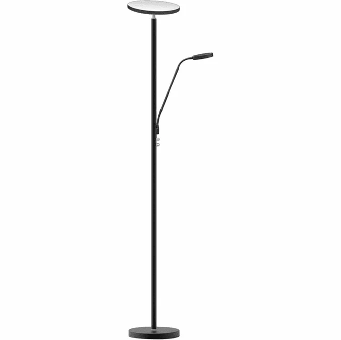 Dainolite 801LEDF-SB Modern Black LED Floor Lamp Light