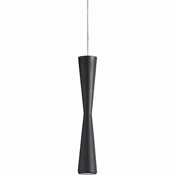 Dainolite 8901LED-1P-MB Modern Black LED Mini Hanging Light