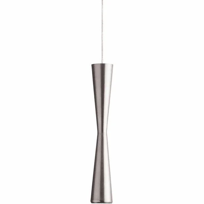 Dainolite 8901LED-1P-SC Contemporary Satin Chrome LED Mini Hanging Lamp