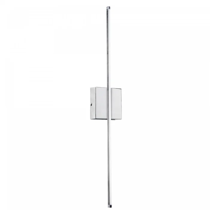 Dainolite Array LED Wall Sconce Vertical 19w Polished Chrome White Acrylic Diffuser Lamp|Applique murale verticale Array de Dainolite en acrylique blanc qui diffuse la lumire, avec fini chrom poli et ampoule DEL de 19W