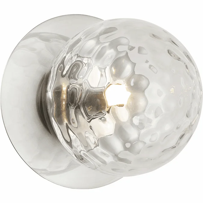 Dainolite BUR-51W-PC-CL Burlat Modern Clear Wall Lamp