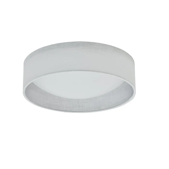 Dainolite Cfled Flush Mount 11 Micro White Shade Lamp|Petit plafonnier affleur Cfled de Dainolite de 11po, avec abat-jour blanc