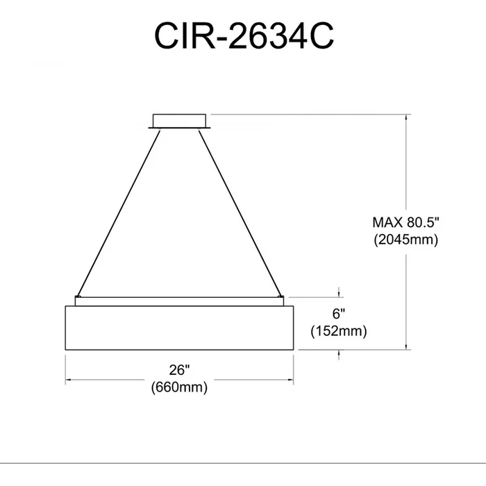 Dainolite Circulo Chandelier 34w Aged Brass Black/Gold Shade Lamp|Lustre Circulo de Dainolite avec abat-jour noir et dor, fini laiton vieilli et ampoule de 34W - Image 2