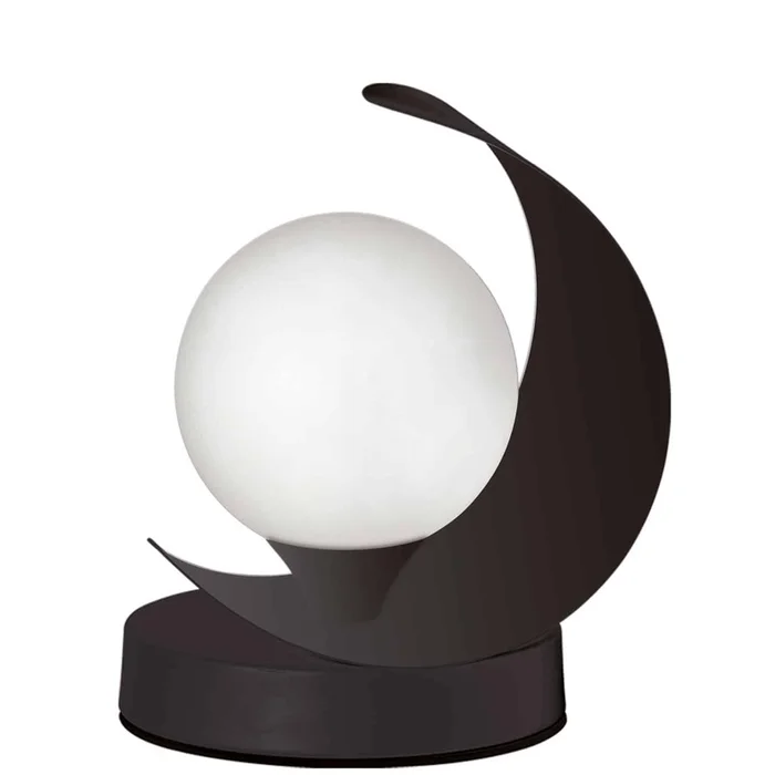 Dainolite Crescent 1 Light Table Lamp Matte Black Finish|Lampe de table Crescent de Dainolite avec fini noir mat et 1ampoule