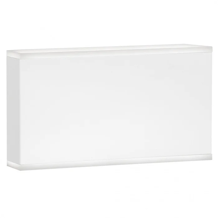 Dainolite Emery LED Wall Sconce 20w Matte White Frosted Acrylic Diffuser Lamp|Applique murale Emery de Dainolite en acrylique givr qui diffuse la lumire, avec fini blanc mat et ampoule DEL de 20W