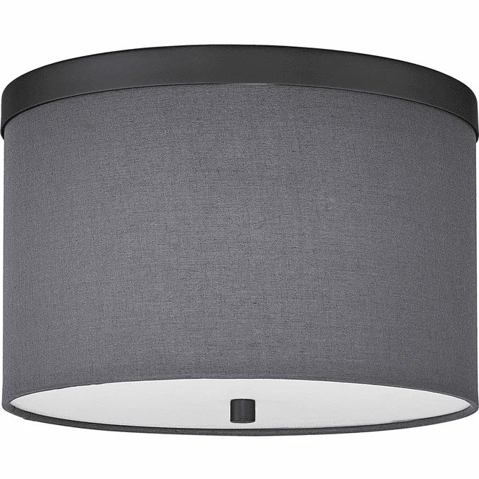Dainolite FRD-122FH-MB-GRY Frederica Contemporary Grey Ceiling Lighting Fixture