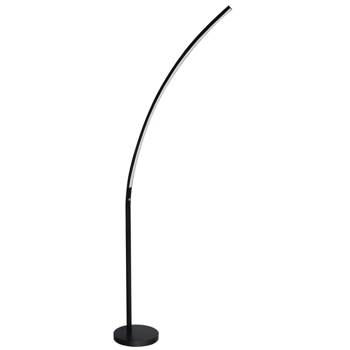 Dainolite Gentle Bend LED Floor Lamp 22w Matte Black Finish|Lampe pied GentleBend de Dainolite avec fini noir mat et ampoule DEL de 22W