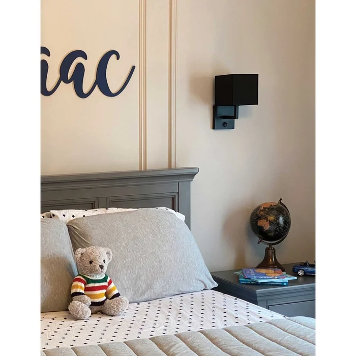 Dainolite Lucas 1 Light Wall Sconce Matte Black Black Shade Lamp|Applique murale Lucas de Dainolite avec abat-jour noir, fini noir mat et 1ampoule - Image 2