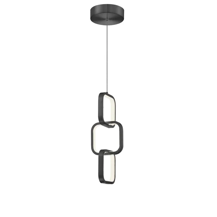 Dainolite Patsy LED Pendant 20w Matte Black White Silicone Diffuser Lamp|Luminaire suspendu Patsy de Dainolite en silicone blanc qui diffuse la lumire, avec fini noir mat et ampoule DEL de 20W