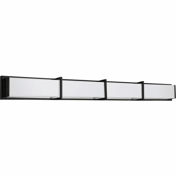 Dainolite VLD-415-MB Winston Modern Black / White LED 46″ Bath Lighting Fixture