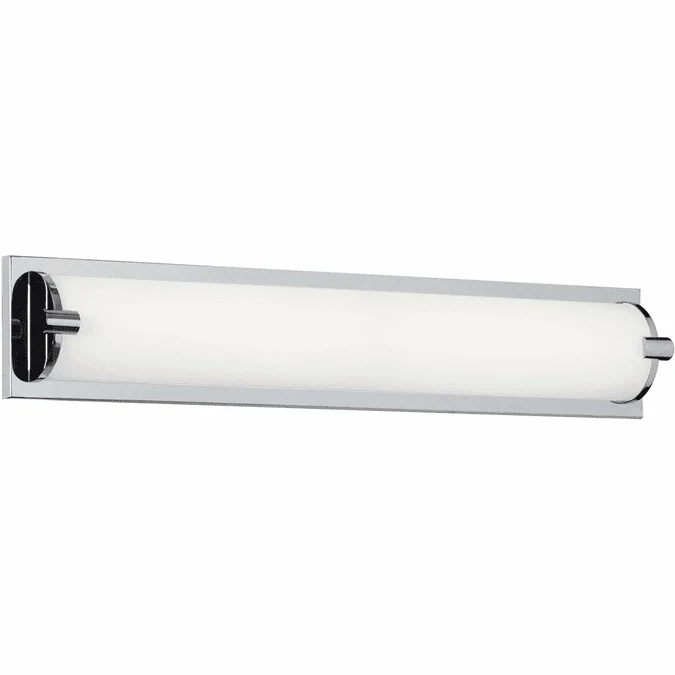 Dainolite VLD-464-25-PC Contemporary Polished Chrome / White LED Bathroom Vanity Light