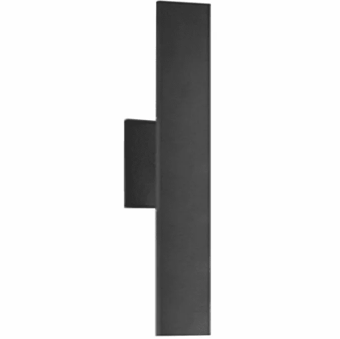 Dainolite WEA-1818LEDW-MB Wheatherly Contemporary Matte Black LED 18″ Outdoor Wall Light Sconce