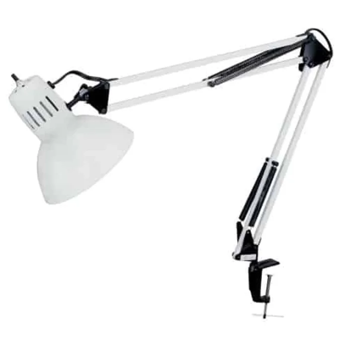 Dainolite Working/Task Lamp Spring Balanced Clampon Gloss White 36 Reach|Lampe de travail de Dainolite avec pince ressort quilibre, porte de 36po et fini blanc lustr