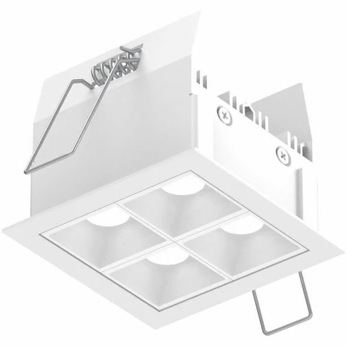 DALS Lighting MSL4-CC-AWH PinPoint Contemporary LED 4-Light Recessed Lighting Insert
