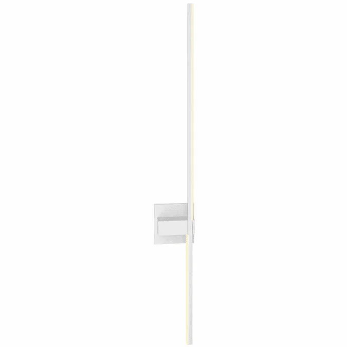 DALS Lighting STK37-3K-WH Aries Contemporary White LED Indoor / Outdoor Light Sconce